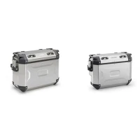 KAPPA 2025/05 KUFRY БІК 48L MONOKEY CAM SIDE KVG48A K'VOYAGER АЛЮМІНІЄВІ ПРАВАЯ / ЛІВИЙ КОЛІР СРІБНИЙ