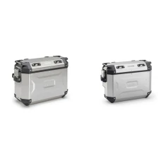 KAPPA 2025/05 KUFRY БІК 48L MONOKEY CAM SIDE KVG48A K'VOYAGER АЛЮМІНІЄВІ ПРАВАЯ / ЛІВИЙ КОЛІР СРІБНИЙ