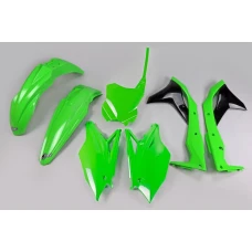 UFO КОМПЛЕКТ ПЛАСТІКОВ KAWASAKI KXF 250 '18-'20 КОЛІР OEM '20 (ZIELONY/CZARNY) (KA225E999K)