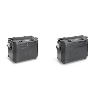 KAPPA 2025/05 KUFRY БІК 37L MONOKEY CAM SIDE KVG37B K'VOYAGER АЛЮМІНІЄВІ ПРАВАЯ / ЛІВИЙ КОЛІР ЧОРНИЙ ANODOWANY BLACK LINE