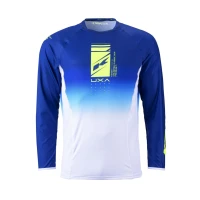 KENNY RACING СОРОЧКА CROSS/ENDURO МОДЕЛЬ TITANIUM ПРЕМІУМ-КЛАС NAVY КОЛІР NIEBIESKI/BIALY/ZOLTY FLUO РОЗМІР L