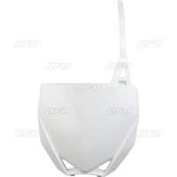 UFO TABLICA NA НОМЕР СТАРТОВИЙ YAMAHA YZ 65 '19-'22 КОЛІР БІЛИЙ - ЗАМІНЮЄ YA04849046