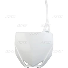 UFO TABLICA NA НОМЕР СТАРТОВИЙ YAMAHA YZ 65 '19-'22 КОЛІР БІЛИЙ - ЗАМІНЮЄ YA04849046