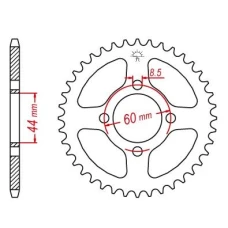 ЗАДНЯ ЗІРКА JR 832 52 YAMAHA DT 50R 97-98 (83252JT) (LANC. 420) - АНАЛОГ 4461 52 (JTR1832.52)