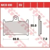 TRW LUCAS КОЛОДКИ ДИСКОВІ ТОРМОЗНІ KH145 KH236 ORGANIC SUZUKI GSF 1200 96-00, RF 900 94-97 ПЕРІД (АКЦІЯ) - зображення 3