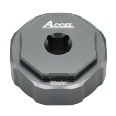 ACCEL КЛЮЧІ ДО СЕРВІСУ ПІДВІСКА ПЕРІД SHOWA ДВОКАМЕРНАКОМПЛЕКТ ADAPTEROWДЛЯ ДЕМОНТАЖУ ВСТАВКИ I ЗОВНІШНОЇ ГАЙКИ 50MM (HONDA,SUZUKI,KAWASAKI) (SHOWA) (FCT01) (FCT-01)