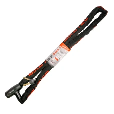 BIKETEC ЛАНЦЮГ CP 1,5M, OCZKO 8MM, ВБУДОВАНА KLOTKA 3 КЛЮЧІ, ЧОРНА OTULINA
