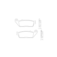 BRENTA КОЛОДКИ ДИСКОВІ ТОРМОЗНІ KH196 SPIEK METALICZNY (КОЛІР ЗОЛОТИЙ) (FT 4071)