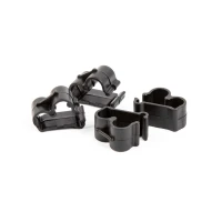 AWORKX КРІПЛЕННЯ / КРІПЛЕННЯ ТРУБОК KTM / HUSQVARNA / GASGAS (КОМПЛЕКТ - 4 ШТУКИ)  КОЛІР ЧОРНИЙ