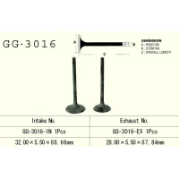 VESRAH КЛАПАН ВПУСКНИЙ SUZUKI LT 230, LTZ 250 '04-'09, LTF 250 OZARK '02-'13 (OEM: 12911-05G00,12911-18A00) (1 ШТ.) (MADE IN JAPAN)