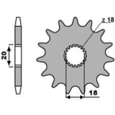 ПЕРЕДНЯ ЗІРКА PBR CHT 426 12 18NC (LANC. 428)