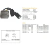 DZE РЕГУЛЯТОР НАПРУГИ HONDA CBR1000 RR 06-15 MOSFET (50A) (31600-MFL-D01, 31600-MEL-A21) (ESR680;ESR439) - зображення 1