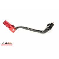 ACCEL РИЧАГ ЗМІНИ ПЕРЕДАЧ HONDA CRF 450X '05-'17 АЛЮМІНІЙ КОЛІР ЧОРНИЙ, НАКОНЕЧНИК ЧЕРВОНА (24700-MEY-670) - АКЦІЯ