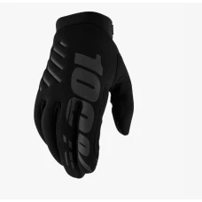 100 ПРОЦЕНТ (2023) РУКАВИЦІ CROSS/ENDURO МОДЕЛЬ BRISKER SOFTSHELL КОЛІР ЧОРНИЙ/СІРИЙ РОЗМІР XXL STARY КОД 10016-057-14