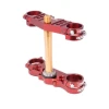 XTRIG ПОЛКИ ПІДВІСКИ ПЕРІД ROCS TECH TRIPLE CLAMPS YAMAHA YZ 65 '18-'25; YZ 85 '06-'25 (OFFSET 25MM) КОЛІР X-TRX BROWN - зображення 2