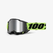 100 % ОКУЛЯРИ ACCURI 2 YOUTH JUNIOR NEON ЖОВТИЙ - MIRROR SILVER LENS - КОЛІР ЖОВТИЙ FLUO/ ЧОРНИЙ СТІКЛО СРІБНЕ ЗЕРКАЛО