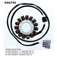ELECTROSPORT UZWOJENIE ГЕНЕРАТОР (STATOR) YAMAHA XV 1900 ROADLINER / STRATOLINER / MIDNIGHT (06-13)