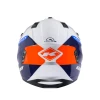 KENNY RACING 2025 ШОЛОМ ВІДКРИТИЙ JET МОДЕЛЬ MILES GRAPHIC WHITE\/ORANGE\/BLUE КОЛІР BIALY\/NIEBIESKI\/POMARANCZOWY РОЗМІР S ( 55 - 56 CM ) - зображення 3