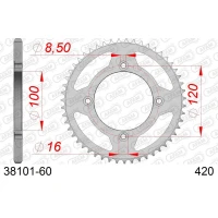 AFAM 2026/04 ШЕСТЕРНЯ ЗАД 4453 50 BETA 50 RR ENDURO / ENDURO RACING / ENDURO SPORT '18-'19 (JTR1141.50) (LANC. 420)