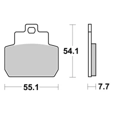SBS BRAKEPADS КЕРАМІЧНІ
