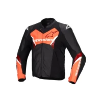 ALPINESTARS ШКІРА КУРТКА FASTER V3 BLACK/RED FLUO 50