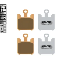 GALFER КОЛОДКИ ДИСКОВІ ТОРМОЗНІ KH369/4 SPIEK METALICZNY (КОЛІР ЗОЛОТИЙ) SPORT