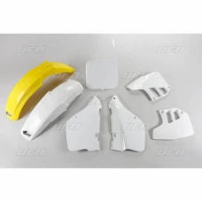 UFO КОМПЛЕКТ ПЛАСТІКОВ SUZUKI RM 250 '92 КОЛІР OEM (BIALY/ZOLTY) (SU396E999)