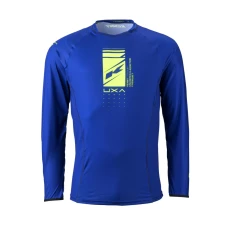 KENNY RACING СОРОЧКА CROSS/ENDURO МОДЕЛЬ TITANIUM SOLID NAVY КОЛІР NIEBIESKI/ZOLTY FLUO РОЗМІР M