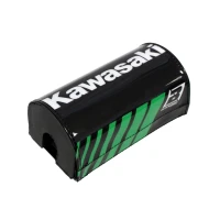BLACKBIRD ЗАХИСТ КЕРМА 28MM (PRO TAPER)(KOSTKA) ЛОГОТИП KAWASAKI, КОЛІР CZARNY/ZIELONY (ZASTEEPUJE E5043R/30)