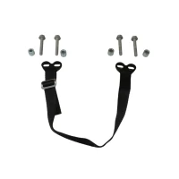 BIKETEC ПАС (ПАСEK) TEKSTYLNY DO WYCIAGANIA МОТОЦИКЛА NA ПЕРІД DO MOTOCYKLI Z SRUBAMI I TULEJKAMI  KTM / GASGAS/ HUSQVARNA / BETA  560MM X 2,5MM X 25MM КОЛІР CZARNY/CZARNY (GOTOWY DO ВСТАНОВЛЕННЯ)
