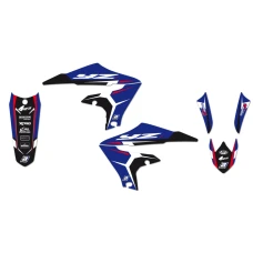 BLACKBIRD КОМПЛЕКТ НАЛІПОК (OKLEIN) YAMAHA YZ 65 '19-'22, DREAM 4 КОЛІР СИНІЙ/ЧОРНИЙ