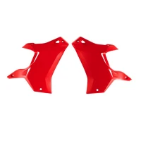RACETECH (RTECH) 2023/12 КРИШКИ РАДІАТОРА (ЛІВА/ПРАВА) T7 REVOLUTION YAMAHA TENERE 700 '19-'24 КОЛІР ЧЕРВОНИЙ