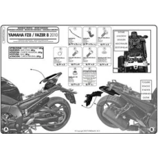 KAPPA СТЕЛАЖ БАГАЖНИКА ЦЕНТРАЛЬНОГО YAMAHA FZ8 / FAZER 8 800 (10-15) ( БЕЗ ВІНІЛ )