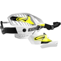 CYCRA КРИШКИ RAK (HANDBARY-ALUMINIOWY ЯДРО) Z КРІПЛЕННЯМ (28,6MM) МОДЕЛЬ ULTRA PROBEND HCM (DEDYKOWANE DO KTM/HUSQVARNA) КОЛІР БІЛИЙ