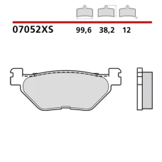 BREMBO 2026/06 КОЛОДКИ ДИСКОВІ ТОРМОЗНІ KH319 ROAD / SCOOTER SINTER XS (SPIEK METALICZNY) (ECE R90)