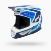 KENNY RACING ШОЛОМ CROSS\/ENDURO TRACK GRAPHIC + FOCUS BLUE КОЛІР БІЛИЙ\/СИНІЙ РОЗМІР L - зображення 4