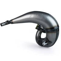 OXA FACTORY 2025/08 ДИФУЗОР (TUBA REZONANSOWA) FRONT EXHAUST PIPE RACING STEEL KTM EXC 250 / 300 '04-'10 SX 250 / 300 '03-'10
