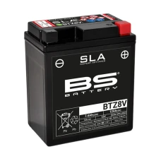 BS АКУМУЛЯТОР BTZ8V (FA) (YTZ8V) 12V 7AH 113X70X130 BEZOBSLUGOWY - ZALANY (120A) (8)