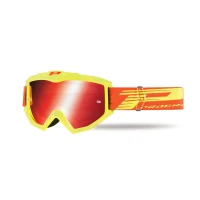 PROGRIP ОКУЛЯРИ PG3201 FL ATZAKI КОЛІР ЖОВТИЙ FLUO (СТІКЛО PG3248 ЧЕРВОНА LUSTRZANA ANTISCRATCH, NO FOG, ANTI UV) (PG3201/18YLF,3201-164 FL,PZ3201GFFL)
