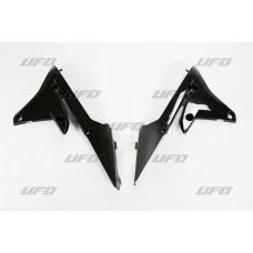 UFO КРИШКИ РАДІАТОРА YAMAHA YZF 250 '14-'18, YZF 450 '14-'17, WRF 250 '15-'19, WRF 450 '16-'18, КОЛІР ЧОРНИЙ