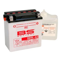 BS АКУМУЛЯТОР BB9L-A2 (YB9L-A2) 12V 9AH 135X75X139 OBSLUGOWY - ELEKTROLIT OSOBNO (100A) (4) UE2019/1148