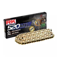 RK ЛАНЦЮГ ПРИВІДНИЙ (ENDURO) GB520MXU-120 (UW-RING) КРИШКА (CLF) W КОМПЛЕКТІ КОЛІР ЗОЛОТИЙ