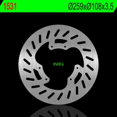 NG ДИСК ТОРМОЗНИЙ ПЕРІД YAMAHA DT 50LC/X/SM, XT 125 X 07-11 (259X108X3,5MM) (6X6,5MM)