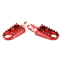 SCAR СТАНДАРТ FOOTPEGS - KAWASAKI/HONDA ЧЕРВОНА КОЛІР