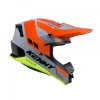 KENNY RACING 2025 ШОЛОМ CROSS\/ENDURO МОДЕЛЬ TRACK GRAPHIC GREY\/ORANGE КОЛІР SZARY\/POMARANCZOWY\/ZOLTY РОЗМІР M ( 57 - 58 CM ) - зображення 1