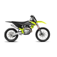 UFO КОМПЛЕКТ ПЛАСТІКОВ KTM SX/SXF '19-'22 КОЛІР СІРИЙ/ ЧОРНИЙ / ЖОВТИЙ FLUO ( W КОМПЛЕКТІ КРИШКИ ТЕЛЕСКОПІЧНИЙ, КРИШКИ РАМИ І НАКЛЕЙКИ )