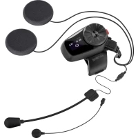SENA МІКРОФОН ДЛЯ МОТОЦИКЛА 5S BLUETOOTH 5 DO 700M Z ДИСПЛЕЙ LCD, GLOSNIKAMI HD SPEAKERS I UNIWERSALNYM КОМПЛЕКТОМ MIKROFONOW ( БЕЗ РАДІО ) ( 1 КОМПЛЕКТ ) (EL) - ЗАМІНЮЄ 5S-02