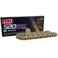 RK ЛАНЦЮГ ПРИВІДНИЙ 520XRU-122 (UW-RING) КРИШКА (CLF) W КОМПЛЕКТІ КОЛІР ЗОЛОТИЙ