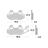 SBS BRAKEPADS RACING SINTERED