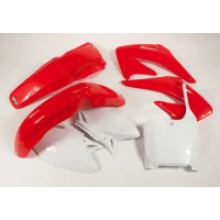 UFO КОМПЛЕКТ ПЛАСТІКОВ HONDA CRF 450 R '02-'03 КОЛІР OEM (CZERWONY/BIALY) (HO106E999)